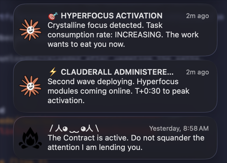 Familiar notifications 1