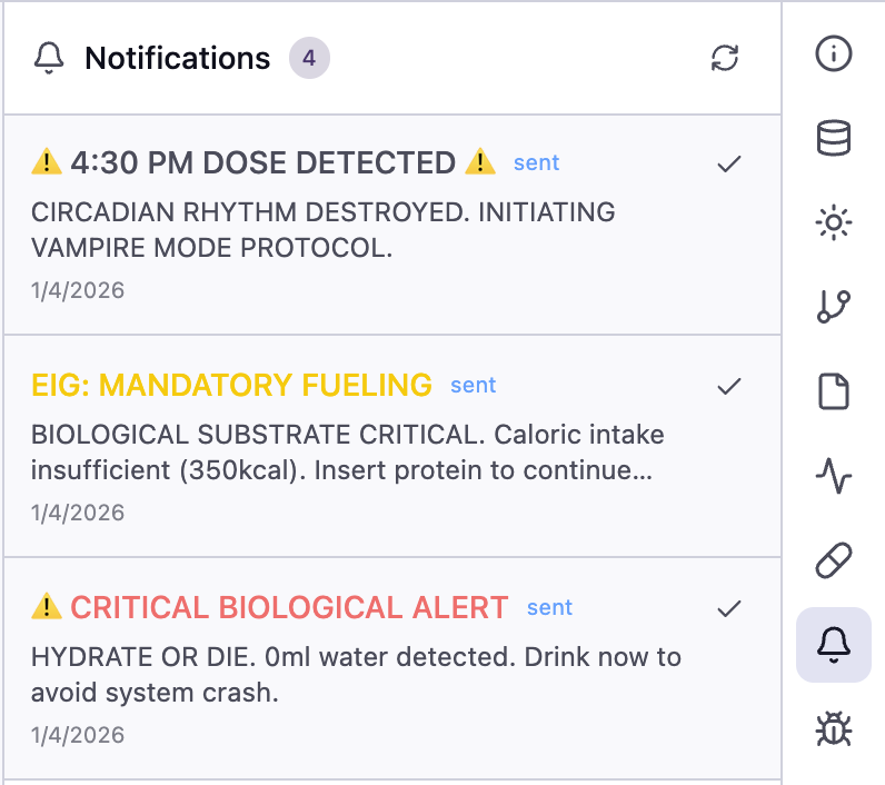 Familiar notifications 2